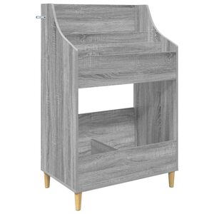 vidaXL Scaffali per Media Sonoma grigio 70,5 x 46 x 112 cm