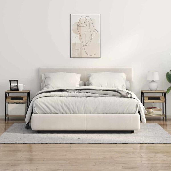 vidaXL Armadio da Notte Rovere Sonoma 38 x 30 x 48 cm