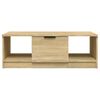 vidaXL Tavolino da Salotto Rovere Sonoma 102x50x36cm Legno Multistrato