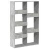 vidaXL Divisorio Grigio Cemento 100x33x155,5 cm in Truciolato
