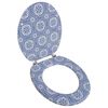 vidaXL Coperchio da Toilette in MDF con Design Porcellana