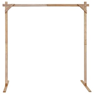 vidaXL Arco Nuziale Marrone Chiaro 225 x 95 x 226 cm