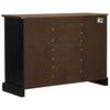 vidaXL Credenza HALDEN 2 Ante Scorrevoli 112x40x80 cm Legno Massello