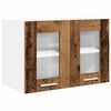 vidaXL Armadio pensile con porta 2 pcs Legno vecchio 60 x 31 x 40 cm