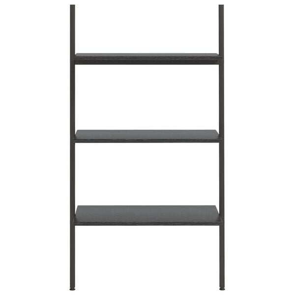 vidaXL Scaffale Pendente a 3 Livelli Nero 64x34x116cm