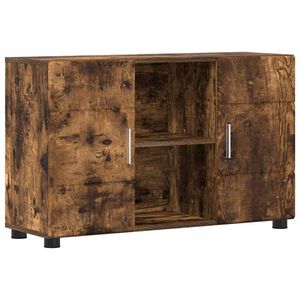 vidaXL Credenza FLORIN 88,5 x 30,5 x 55,5 cm Rovere fum&eacute;