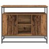 vidaXL Credenza Legno vecchio 100 x 35 x 80 cm Legno multistrato