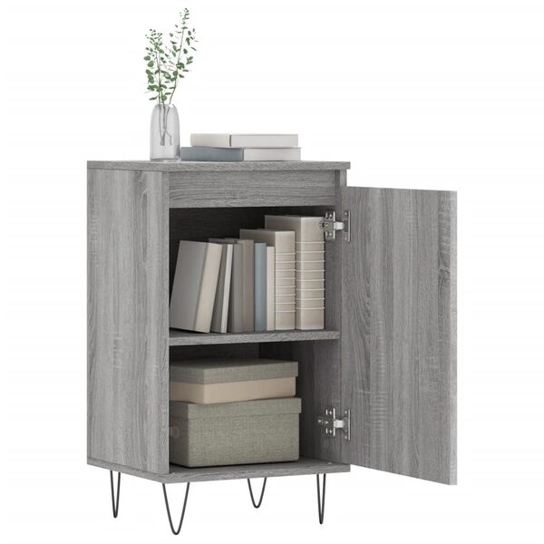 vidaXL Credenza Grigio Sonoma 40x35x70 cm in Legno Multistrato