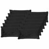 vidaXL Federa 12 pz HOUTEN Nero 40 x 80 cm Flanella