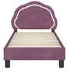 vidaXL Struttura letto per bambini con testata Viola 70 x 140 cm