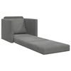 vidaXL Divano letto 60cm Grigio scuro Velluto