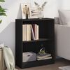 vidaXL Libreria Nera 60x24x76 cm in Legno Multistrato
