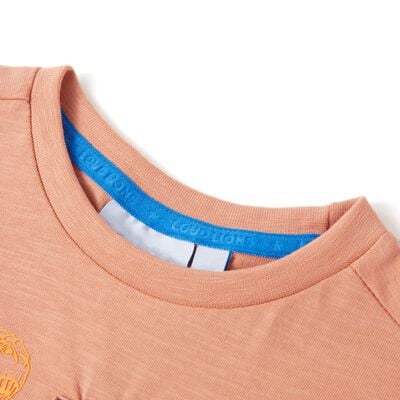 Maglietta Bambino Maniche Corte Arancione Chiaro 92