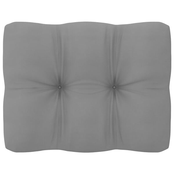 vidaXL Divano a 3 Posti con Cuscini Legno Massello di Pino