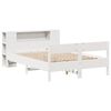 vidaXL Letto Libreria senza Materasso Bianco 140x190 cm Legno di Pino