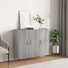 vidaXL Credenza Grigio Sonoma 90x34x80 cm in Legno Multistrato
