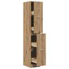 vidaXL Armadietto da Farmacia Rovere 30x41x174,5 cm in Truciolato
