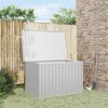 vidaXL Baule da Giardino Grigio 149x99x93 cm
