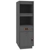 vidaXL Credenza Grigia 34x40x108,5 cm in Legno Massello di Pino