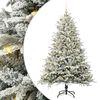 vidaXL Albero di Natale Artificiale Pre-illuminato con Set di Palline