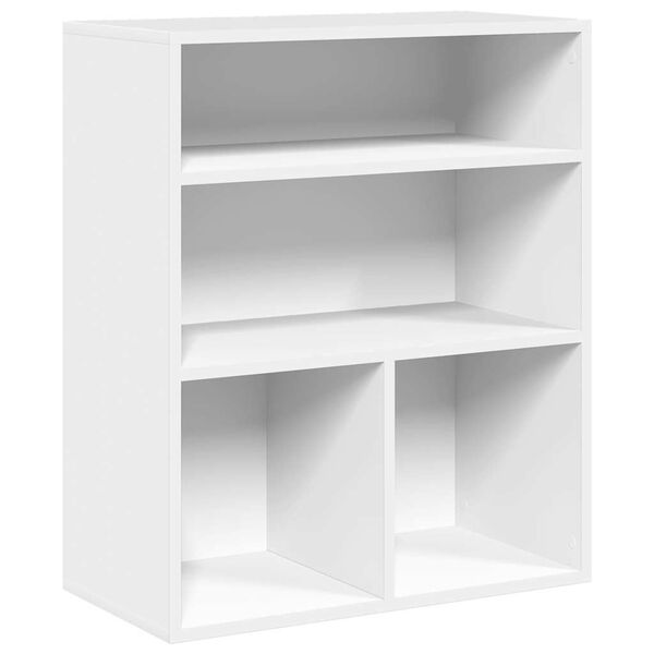 vidaXL Libreria Bianca 60x30x71,5 cm in Legno Multistrato