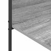 vidaXL Stendibiancheria Grigio 120 x 44 x 160 cm Legno multistrato