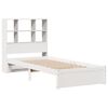 vidaXL Letto Libreria senza Materasso Bianca 90x200 cm Legno di Pino