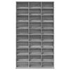 vidaXL Mobile Porta CD Grigio Sonoma 102x23x177,5 cm Legno Multistrato