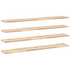 vidaXL Mensole da Parete 4 pz 160x20x2 cm Legno Acacia Non Trattato