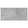 vidaXL Contenitore Grigio Cemento 100x42x46 cm in Legno Multistrato