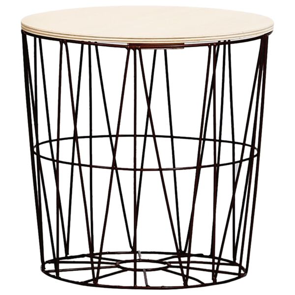 vidaXL Tavolini da Salotto 4 pz Neri