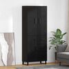 vidaXL Credenza con cassetto 2 pcs Rovere Nero 69,5 x 34 x 180 cm