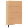 vidaXL Credenza Rovere Sonoma 69,5x31x115 cm in Legno Multistrato