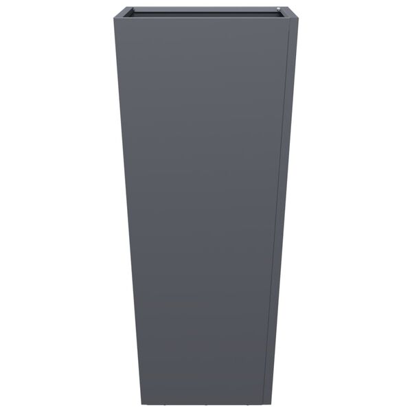 vidaXL Fioriera da Giardino Antracite 35x35x75 cm in Acciaio