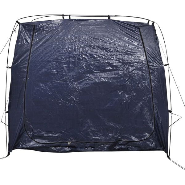 vidaXL Tenda Deposito per Bicicletta 200x80x150cm Blu