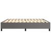 vidaXL Struttura Letto a Rete a Molle Grigio 200x200 cm in Similpelle