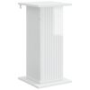 vidaXL Supporto per piante Bianco Lucido 30,5 x 30 x 60,5 cm