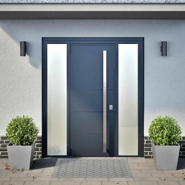 vidaXL Fioriere da Giardino 2 pz 40x40x40 cm in Acciaio Zincato