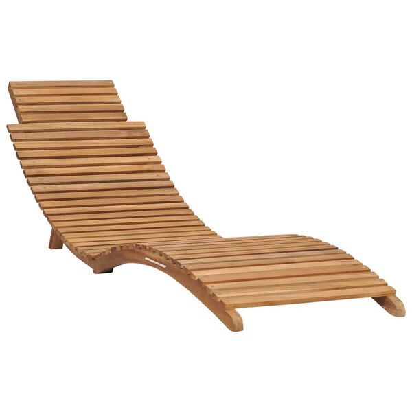 vidaXL Set Salotto da Giardino 3 pz Pieghevole in Massello di Teak