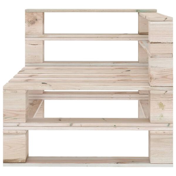 vidaXL Set Divani da Giardino su Pallet 6 pz in Legno di Pino
