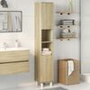 vidaXL Mobile da Bagno Rovere Sonoma 30,5x30x179cm in Truciolato