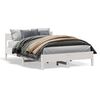 vidaXL Letto senza Materasso Bianco 140x200 cm Legno Massello di Pino