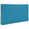 vidaXL Cuscino per divano da esterno 3 pcs Blu Reale Poliestere