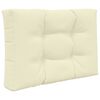 vidaXL Cuscino per divano da esterno 2 pcs Crema Poliestere