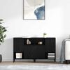 vidaXL Sideboards 2 pcs Rovere Nero 60 x 35 x 70 cm Legno multistrato