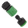 vidaXL Set Tubo da Giardino con Raccordi Verde 0,5" 30 m in PVC
