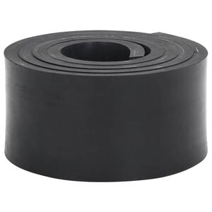 vidaXL Bordo in Gomma per Spazzaneve Nero 150x8x1 cm