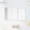 vidaXL Specchio da parete Rettangolare 30 x 60 cm vetro temperato