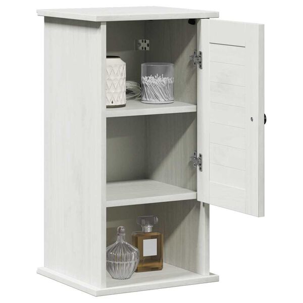 vidaXL Mobile da Bagno VIGO Bianco e Bianco Antico 37 x 34 x 71,5 cm