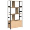 vidaXL Libreria Rovere artigianale 80 x 30 x 155,5 cm
